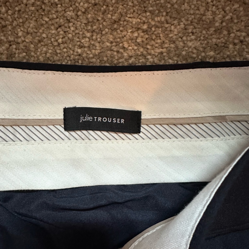 LOFT Navy Trousers